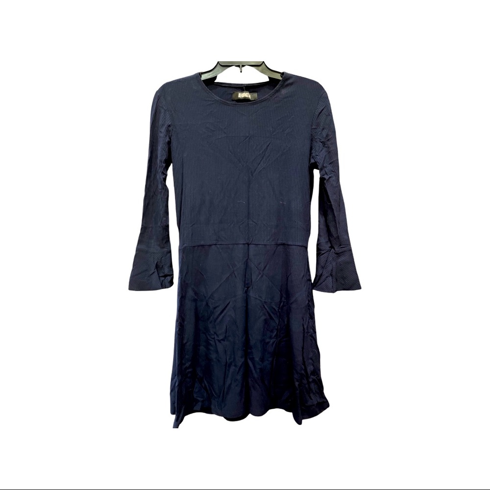 Reformation ribbed mini dress